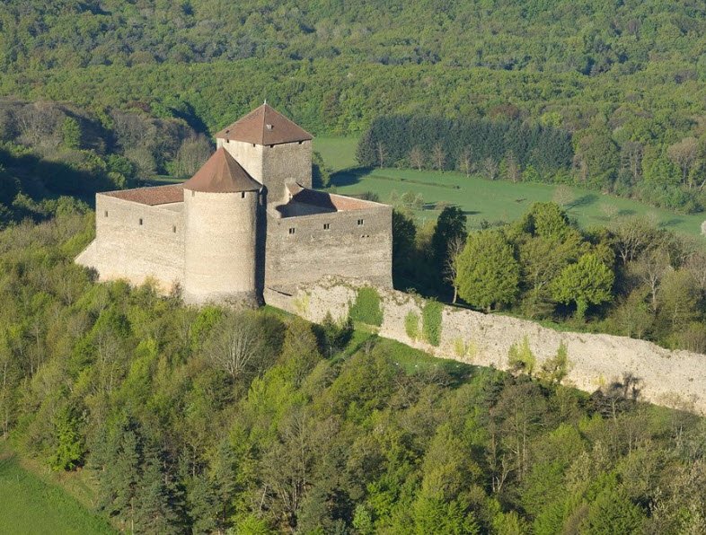 Allymes Castle, Ambérieu-en-Bugey, France, France
